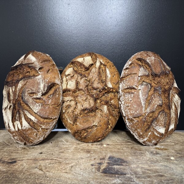 Roggen Sauerteig Brot Gemischtes Set