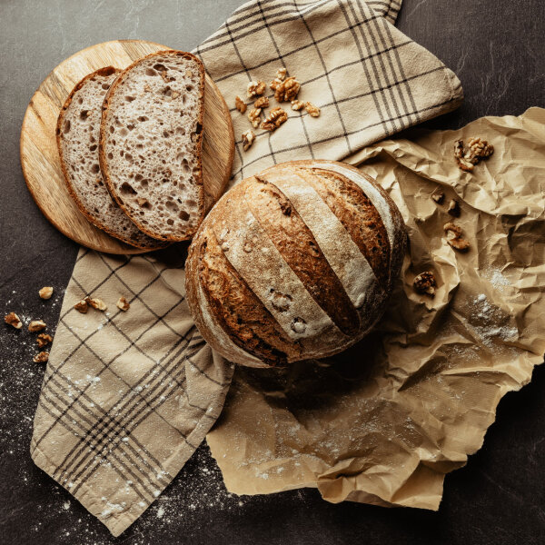 Walnuss Sauerteig Brot